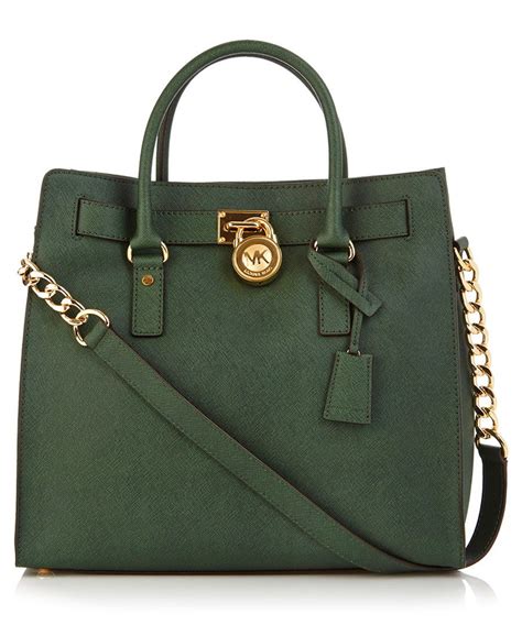 michael kors green tote purse|Michael Kors dark green wallet.